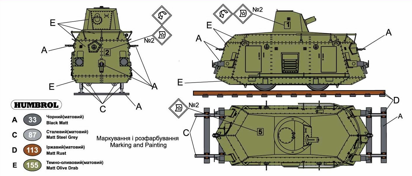 UM-MT 1/72 Armored Car - CARRIER DTr - (Podolsk Machine-Building Plant) # 669