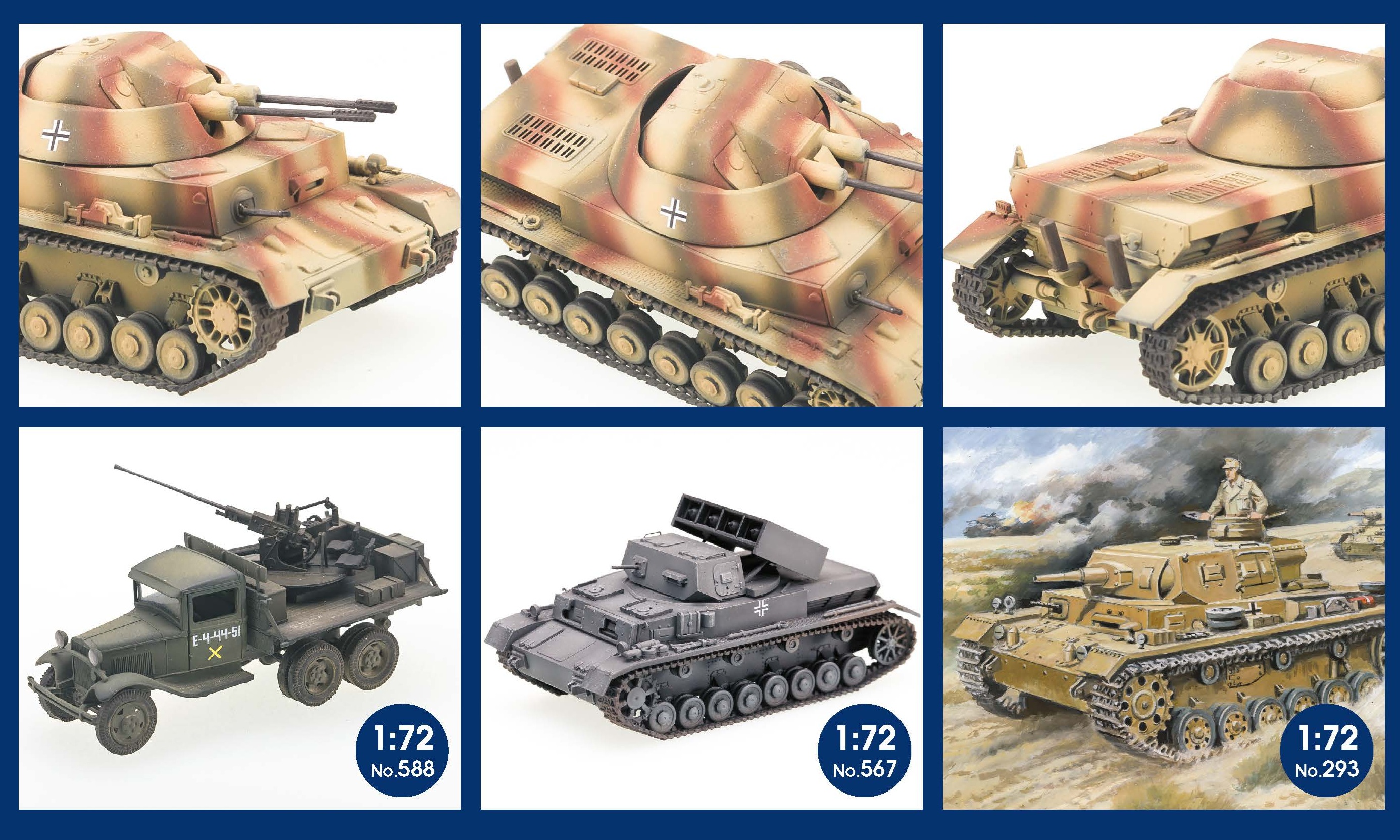 Unimodel 1/72 Flakpanzer IV 'Kugelblitz' # 562