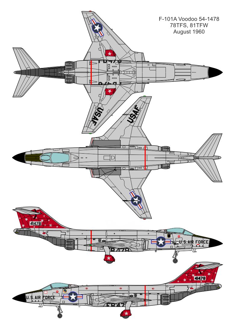 Valom 1/144 McDonnell F-101A Voodoo # 14440