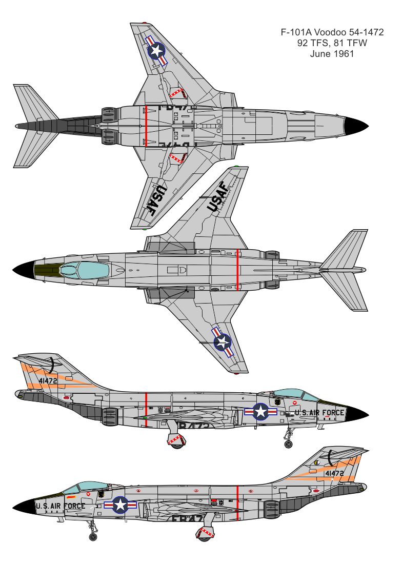 Valom 1/144 McDonnell F-101A Voodoo # 14440