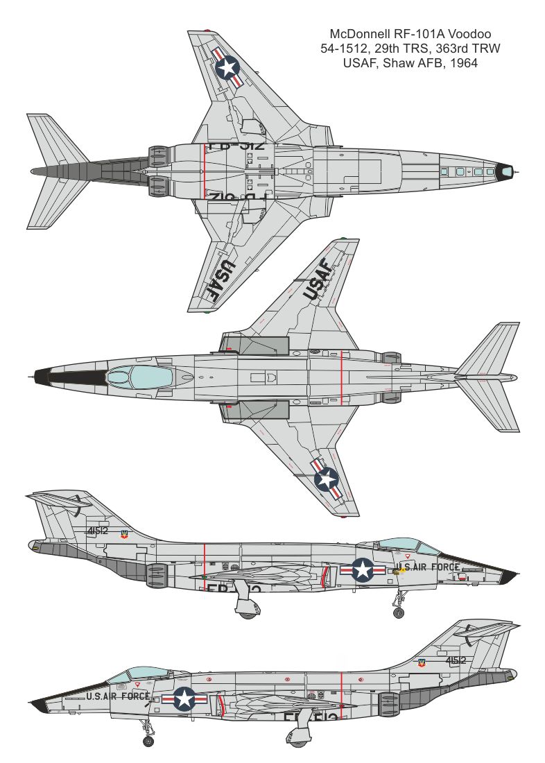 Valom 1/144 McDonnell RF-101A Voodoo # 14441