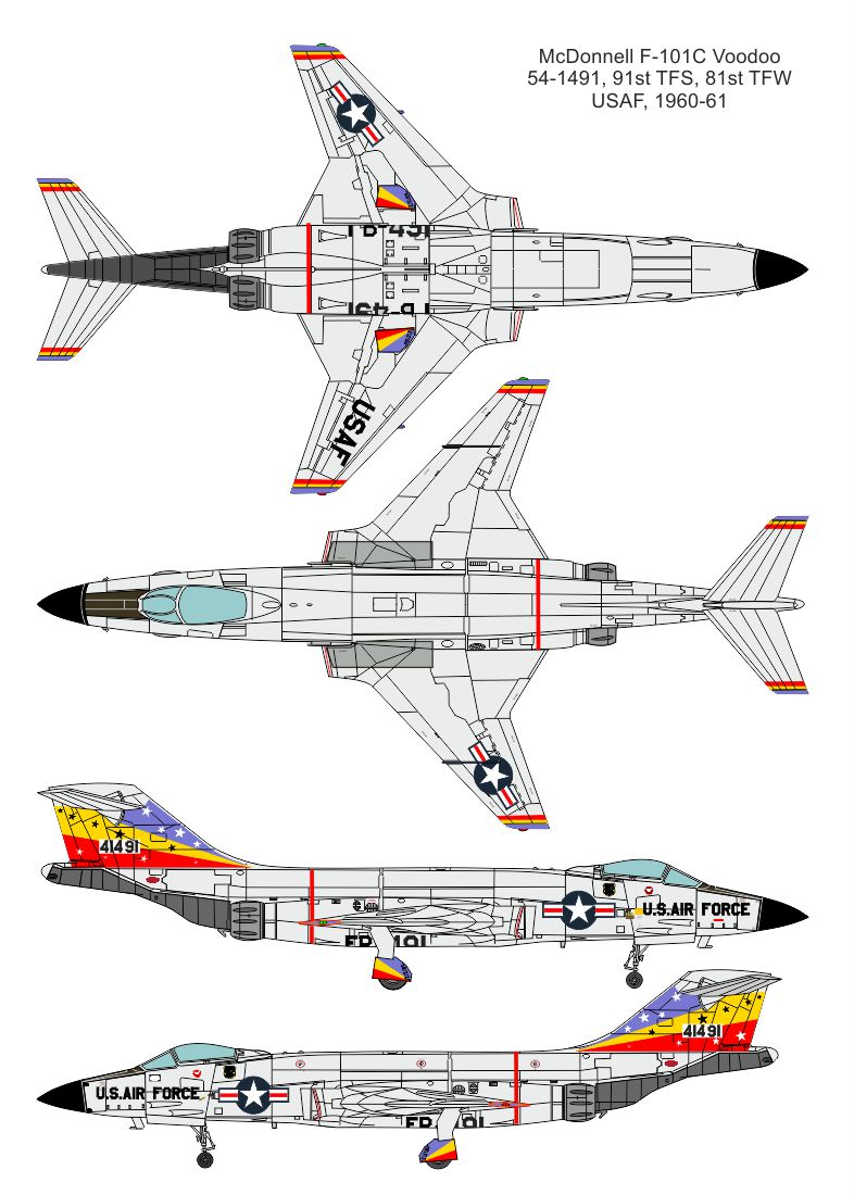Valom 1/144 McDonnell F-101C Voodoo # 14442