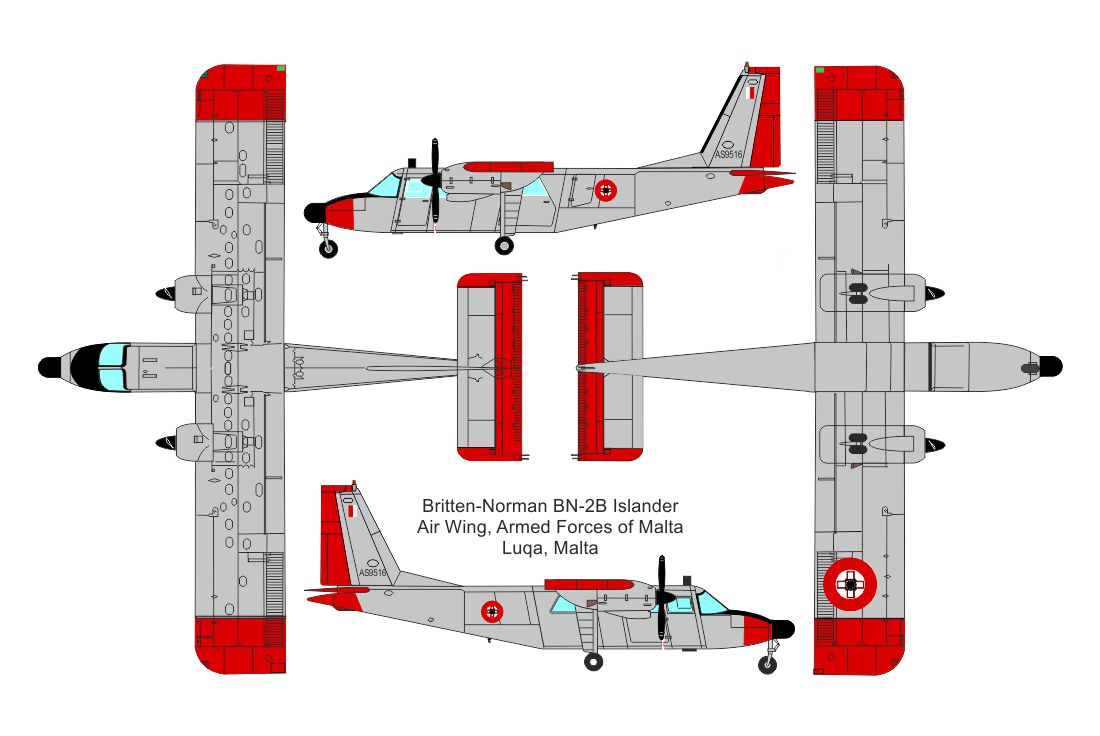 Valom 1/48 Britten-Norman BN-2T/2B Islander (Malta Air Force) # 48016