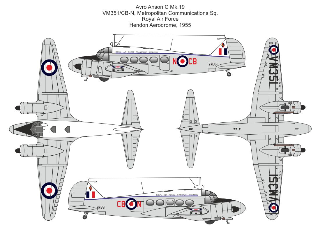 Valom 1/72 Avro Anson C.19 # 72164