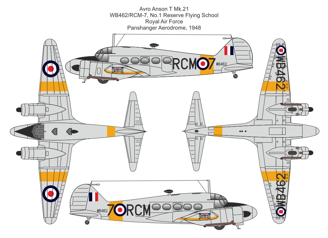 Valom 1/72 Avro Anson T.21 # 72165