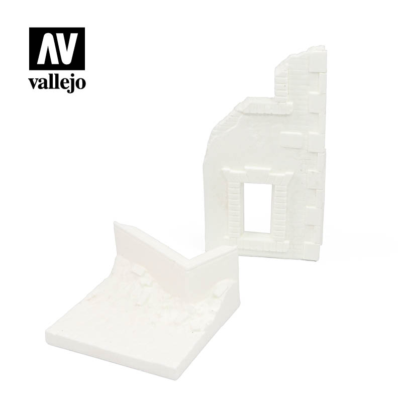Vallejo Scenics 1/35 Ruined Street Corner # SC009