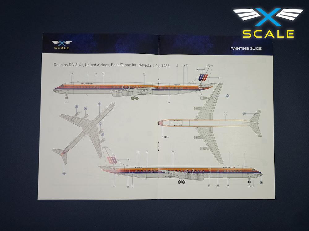 X-Scale 1/144 Douglas DC-8-61 United # 144010