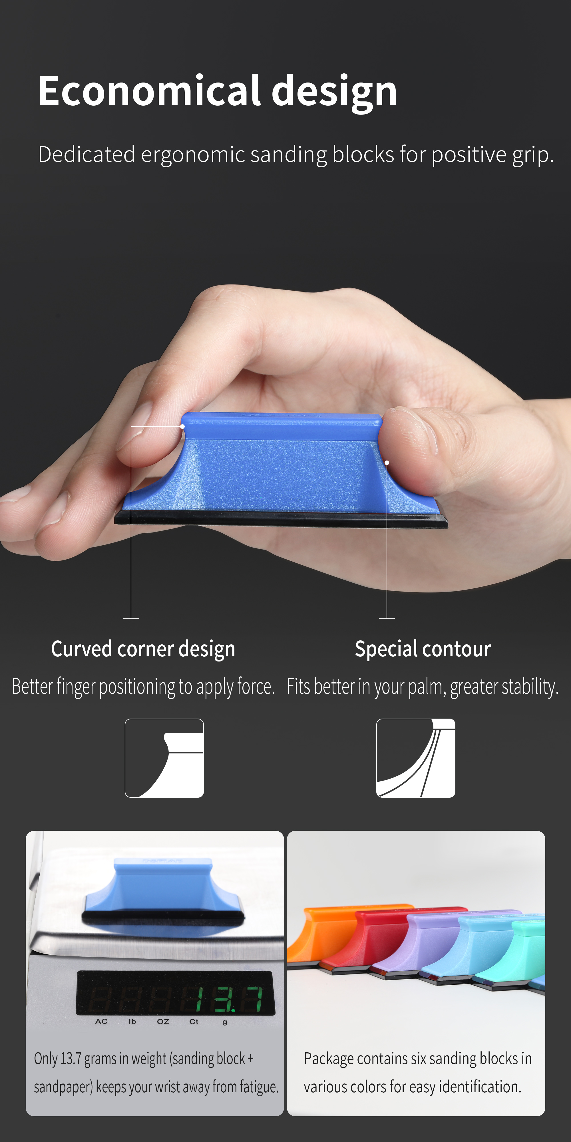 Dspiae Composite Adhesive Sandpaper Set # XSP-S01