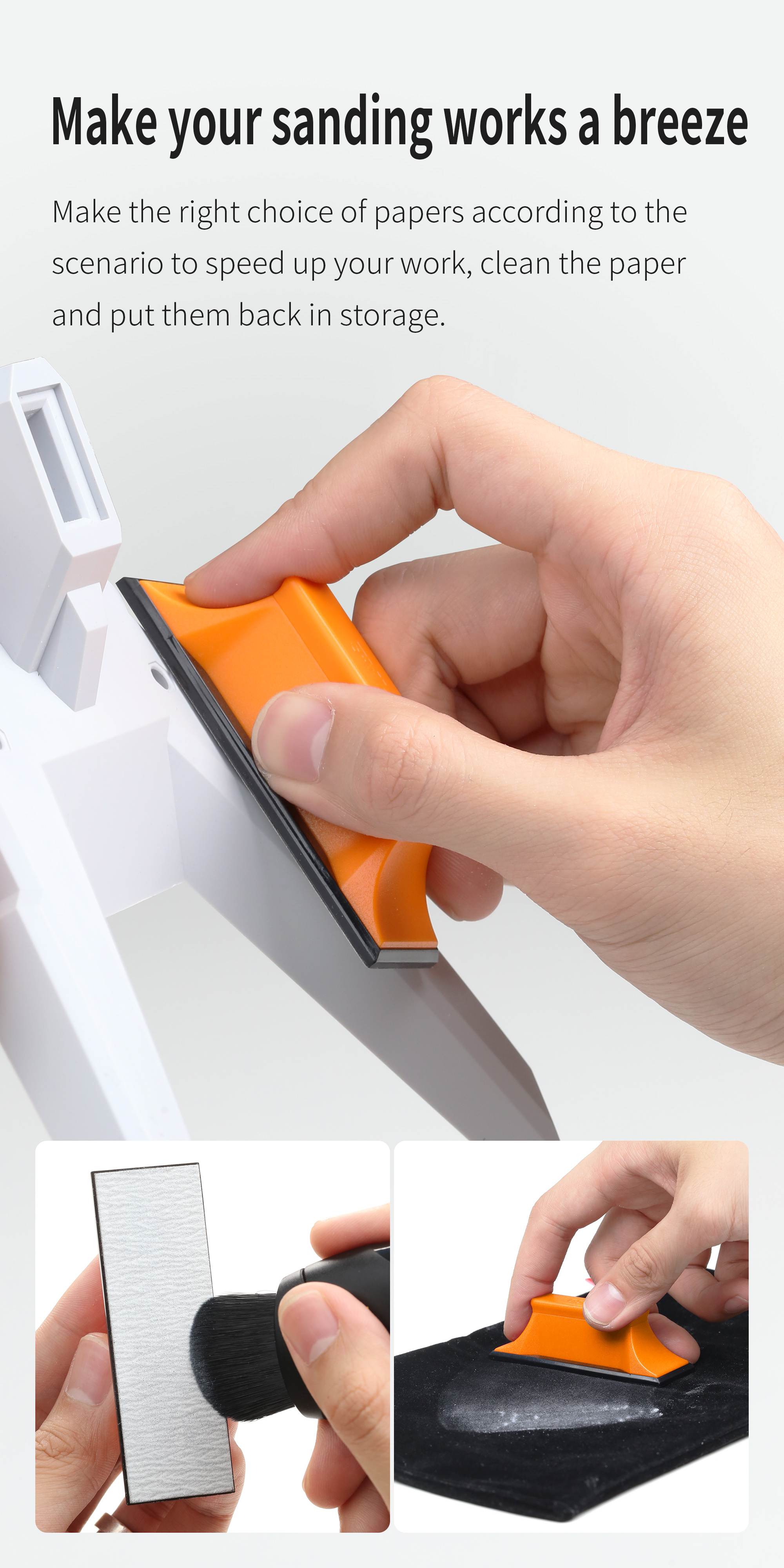 Dspiae Composite Adhesive Sandpaper Set # XSP-S01