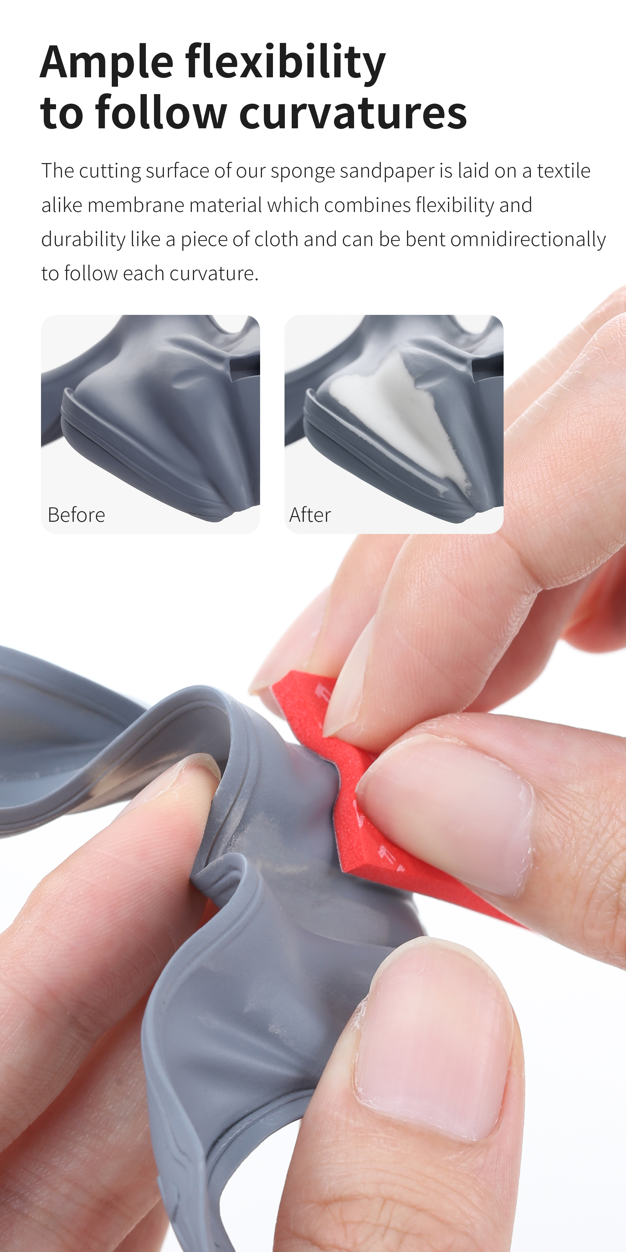 Dspiae Vigorous Sponge Sandpaper Set # XSS-S01