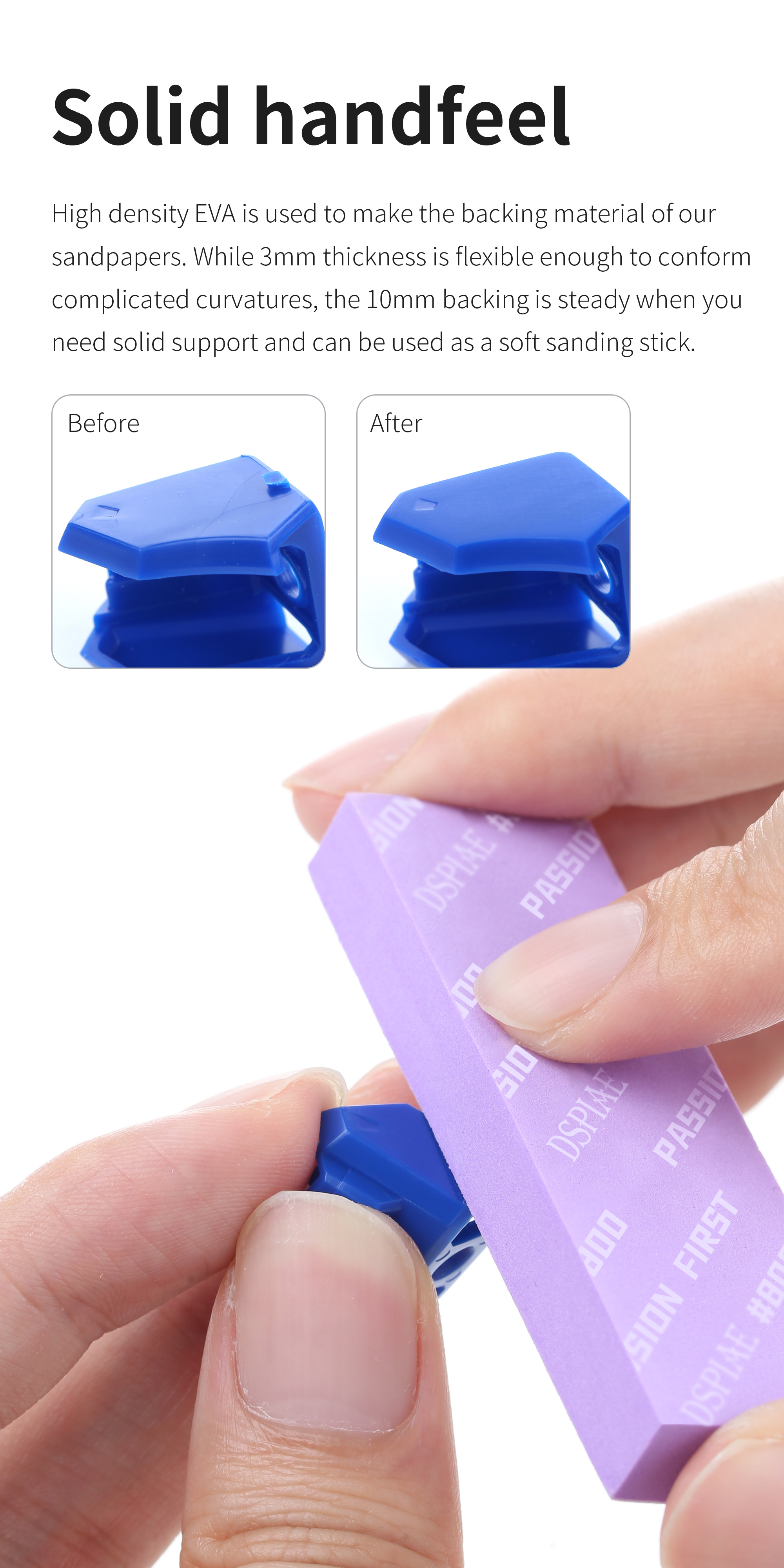 Dspiae Vigorous Sponge Sandpaper Set # XSS-S01