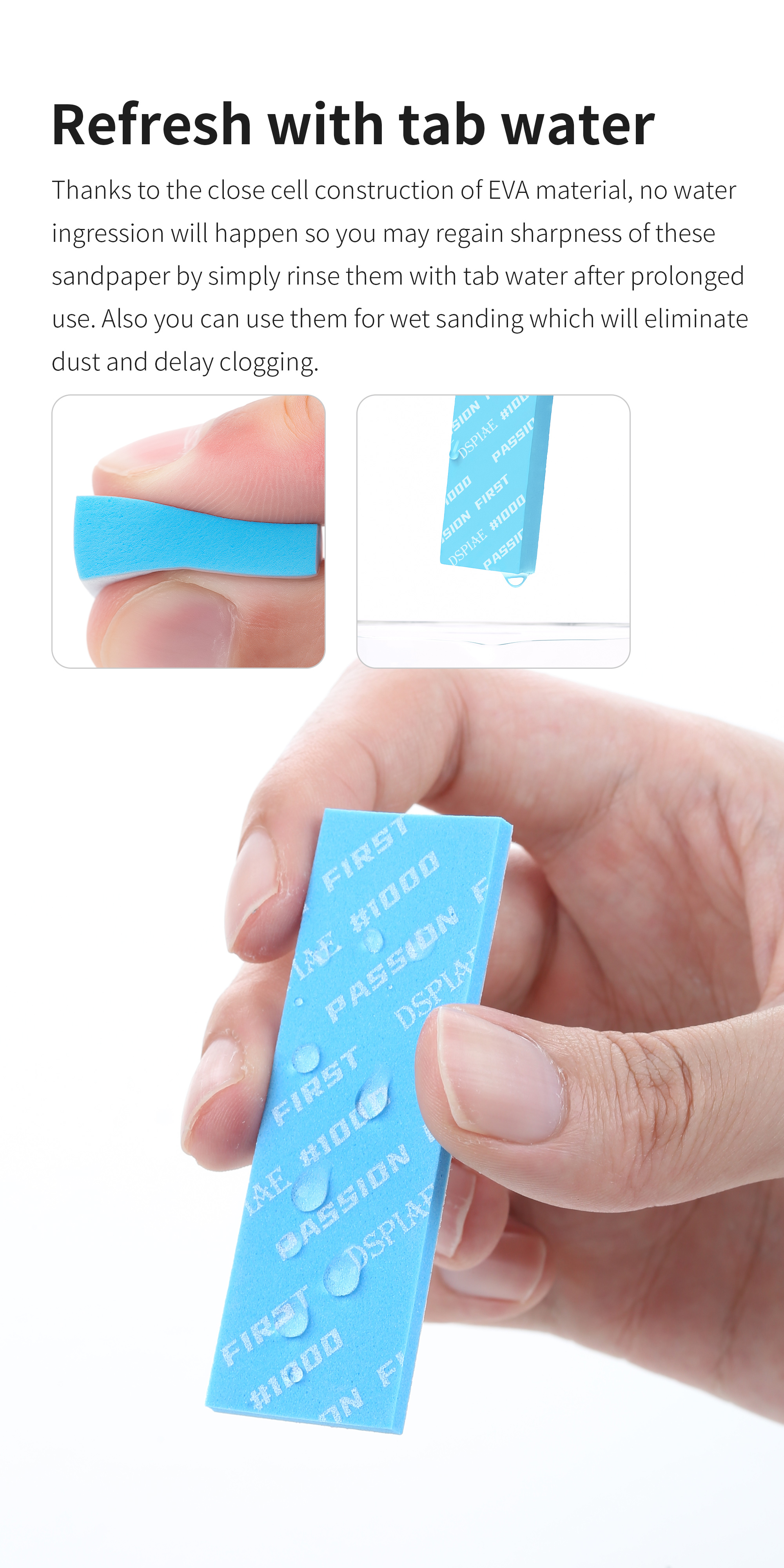 Dspiae Vigorous Sponge Sandpaper Set # XSS-S01