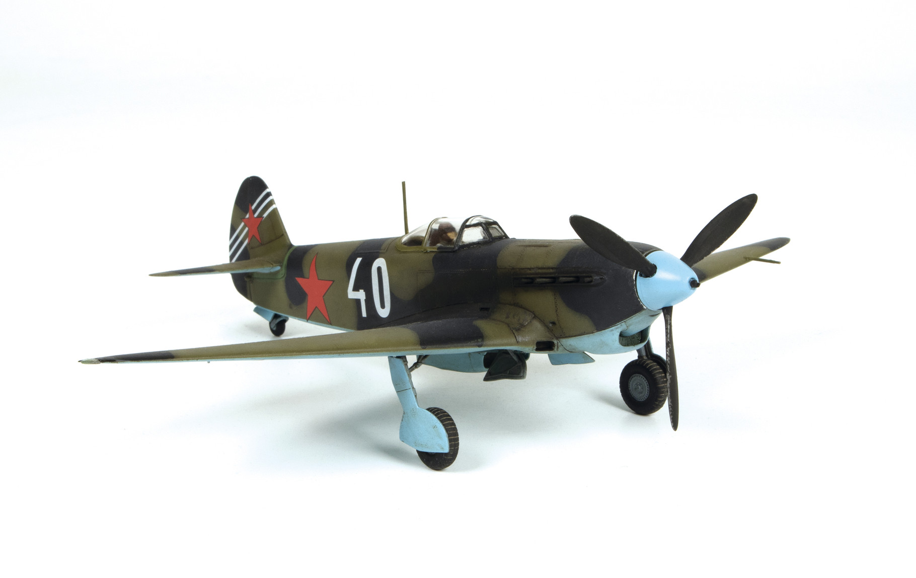 Zvezda 1/48 YAK-7B Late Version Soviet Fighter Aircraft # 4837