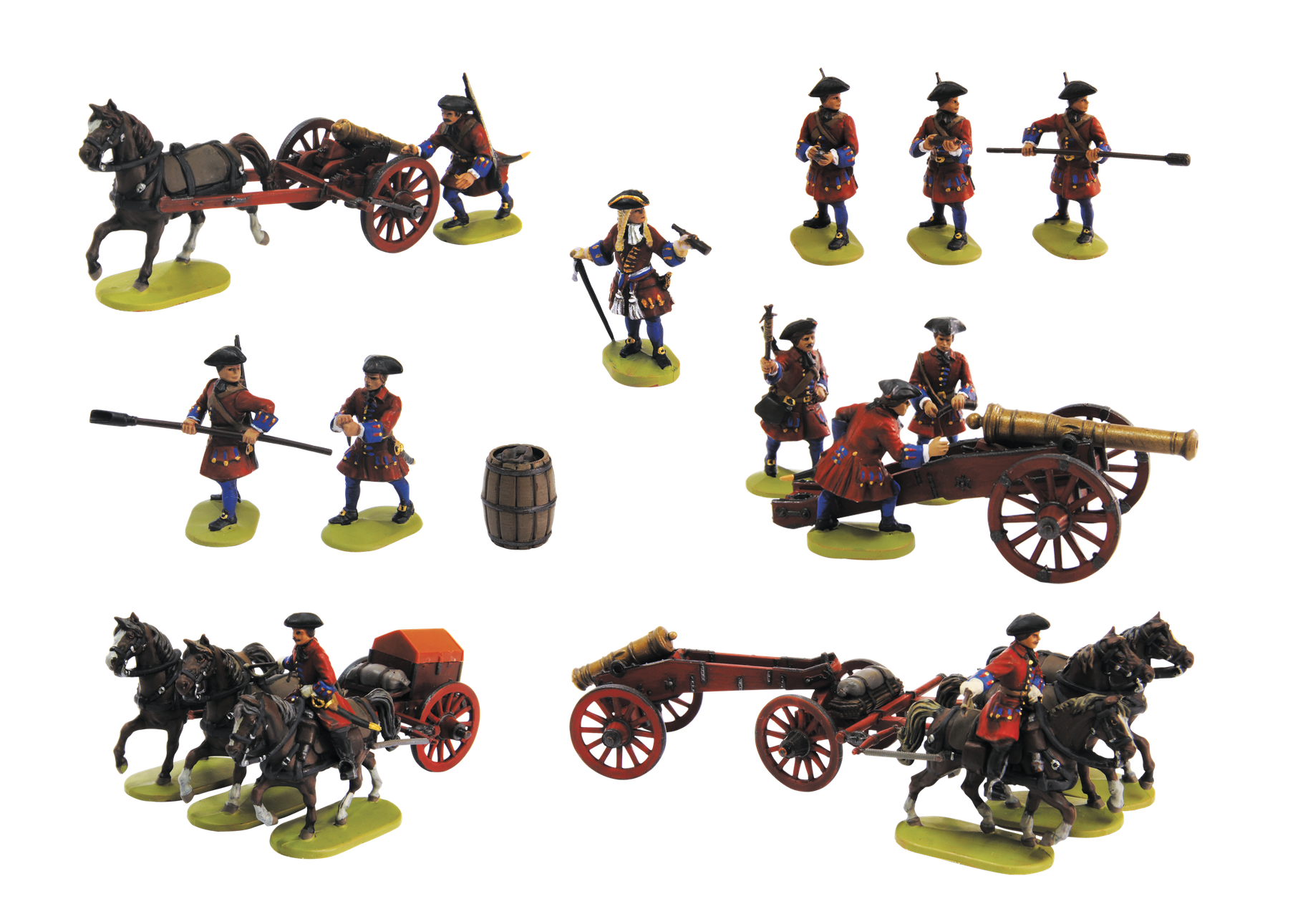 Zvezda 1/72 Russian Artillery of Peter the Great # 8058