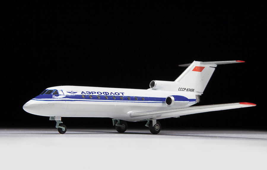 Zvezda 1/144 Yakolev Yak-40 Turbojet Passenger Aircraft # 7030