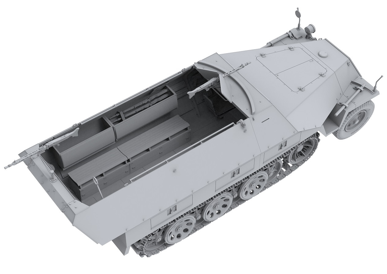 Das Werk 1/16 Sd.Kfz.251/1 Ausf.D # 16005