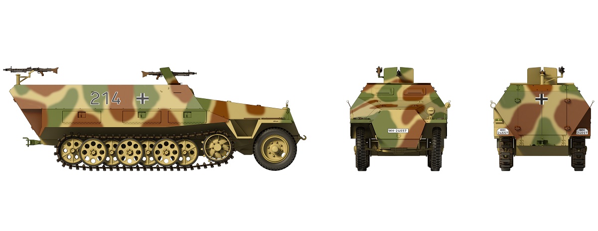 Das Werk 1/16 Sd.Kfz.251/1 Ausf.D # 16005
