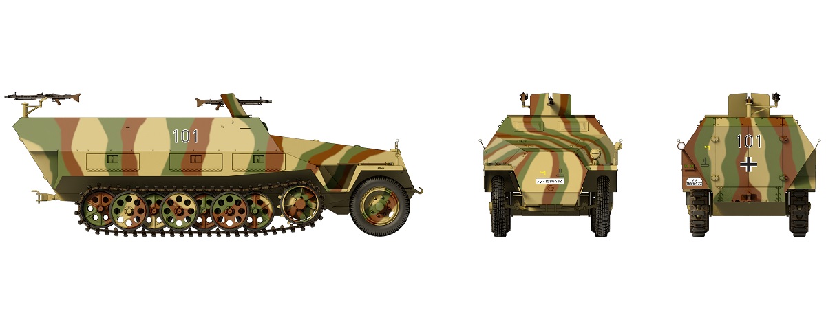 Das Werk 1/16 Sd.Kfz.251/1 Ausf.D # 16005