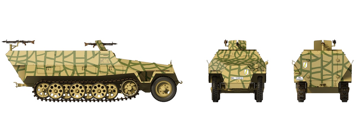 Das Werk 1/16 Sd.Kfz.251/1 Ausf.D # 16005
