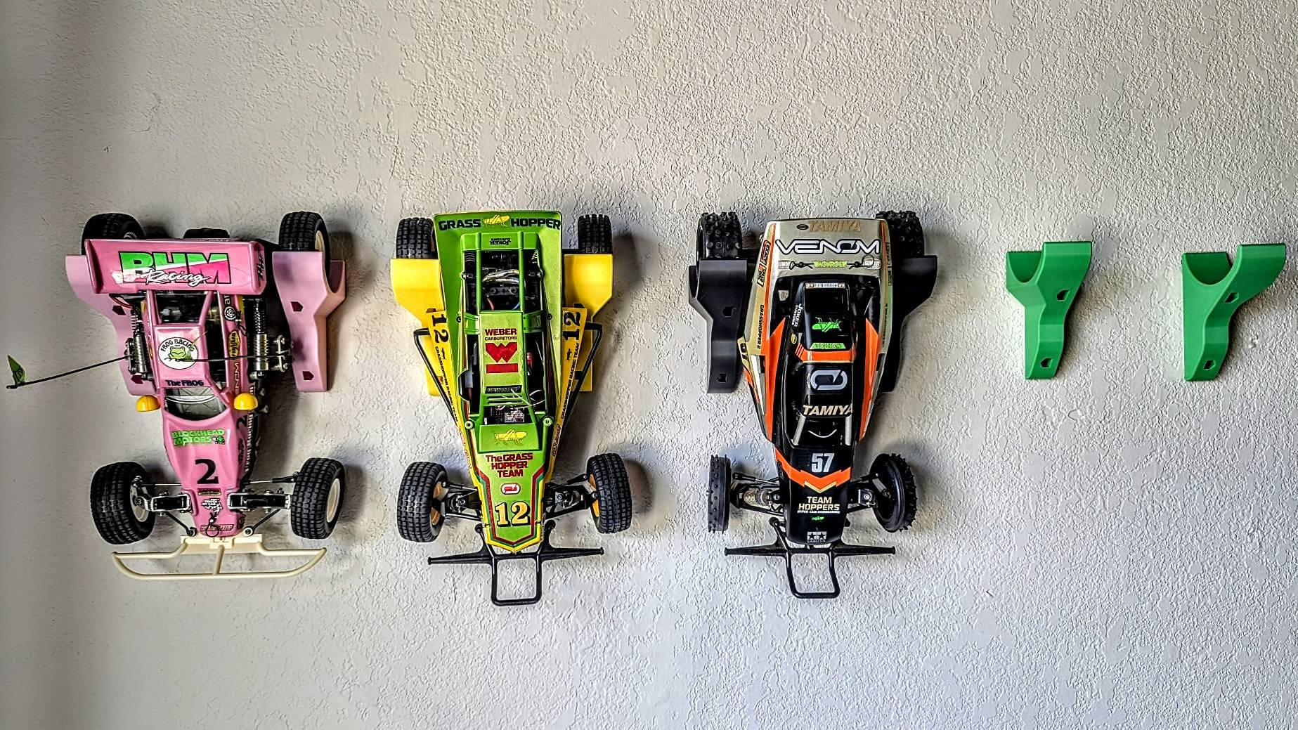 eModels 3D Printed RC Car Wall Mount Kit # eMRCWM