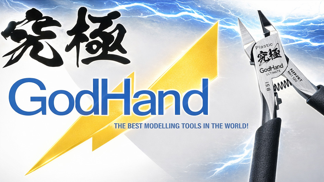 GodHand Japanese precision nippers and modelling tools for scale modellers