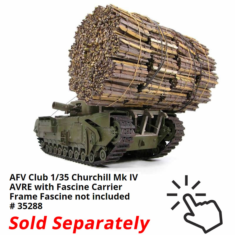AFV Club 1/35 Churchill Mk IV AVRE with Fascine Carrier Frame Fascine not included # 35288