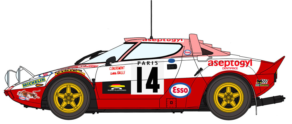 Hasegawa 1/24 Lancia Stratos HF 1977 Monte-Carlo Rally Limited Edition # 20268