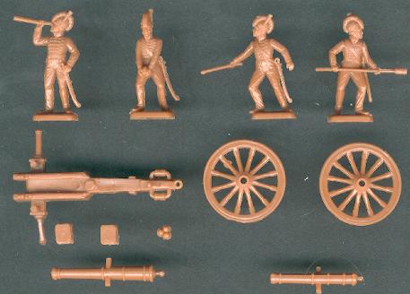 Italeri 1/72 Napoleonic Wars British Artillery # 6041 - Plastic Model Figures