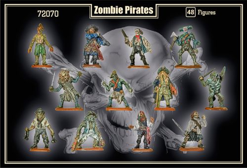 Mars 1/72 Zombie Pirates of the Caribbean # 2070 - Plastic Model Figures