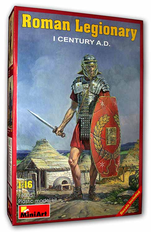 Miniart 1/16 - Roman Legionary I century A.D. # 16005 - Plastic Model Figure