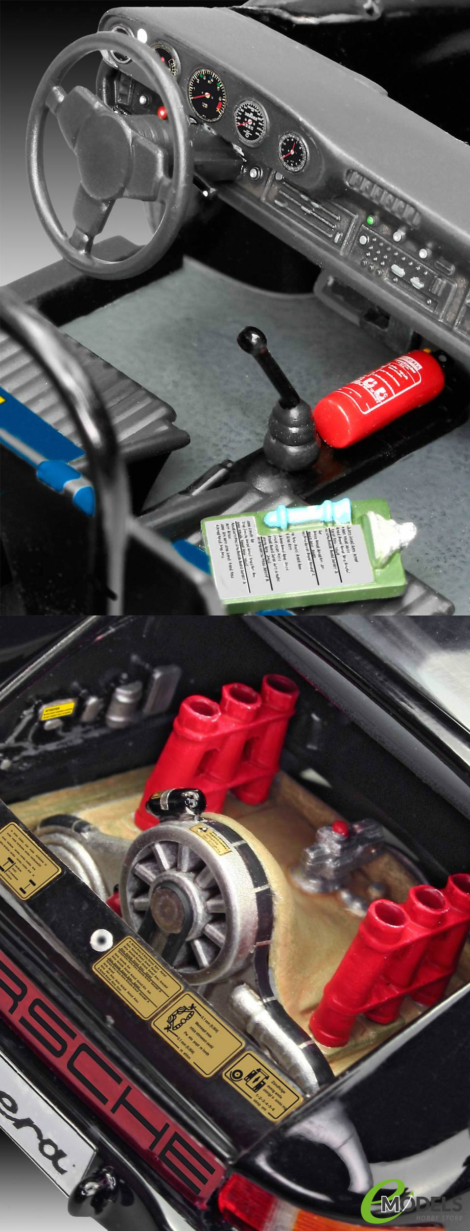 Revell 1/25 Porsche Carrera RS 3.0 # 07058 - Plastic Model Kit