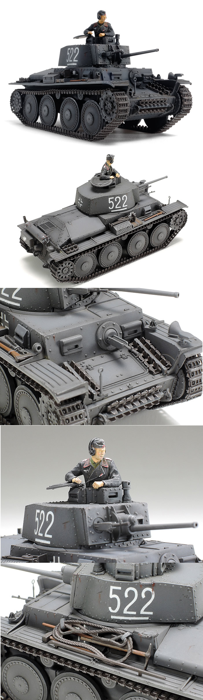 Tamiya 1/48 German Panzer 38(t) Ausf.E/F # 32583 - Plastic Model Kit