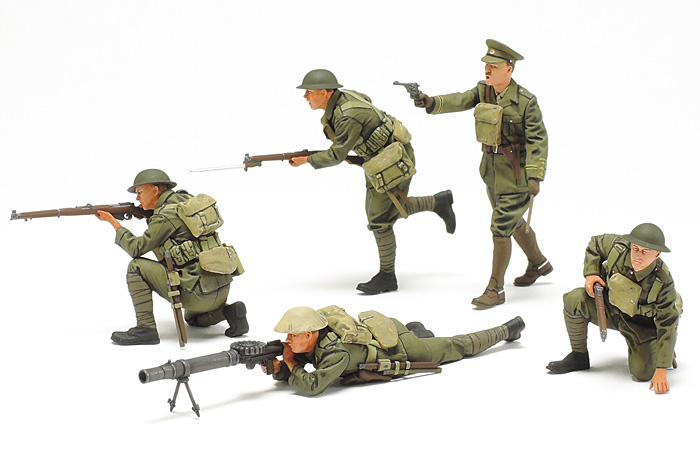 Tamiya 1/35 WWI British Infantry Set # 35339 Tamiya 1/35 WWI British Infantry Set # 35339
