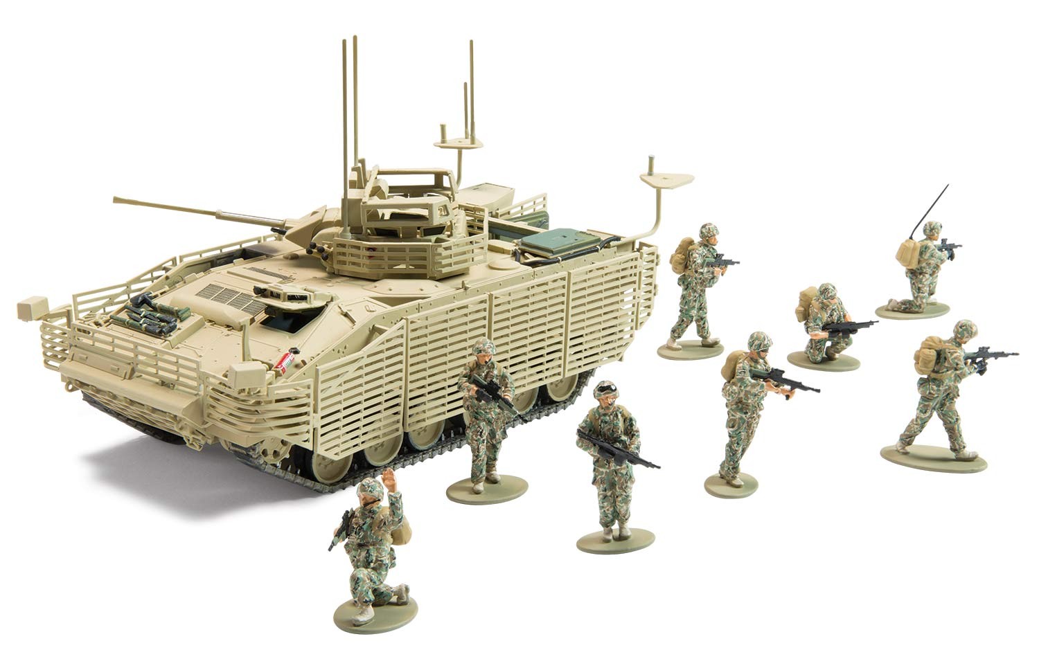 Airfix 1/48 British Army Attack Force Gift Set # A50161 - Plastic Model Kit