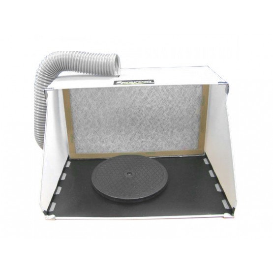 Hobby Spray Booth with Turntable plate # E-SB-88