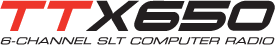 Tactic TTX650 6-Channel 2.4GHz SLT Computer Transmitter # 2650