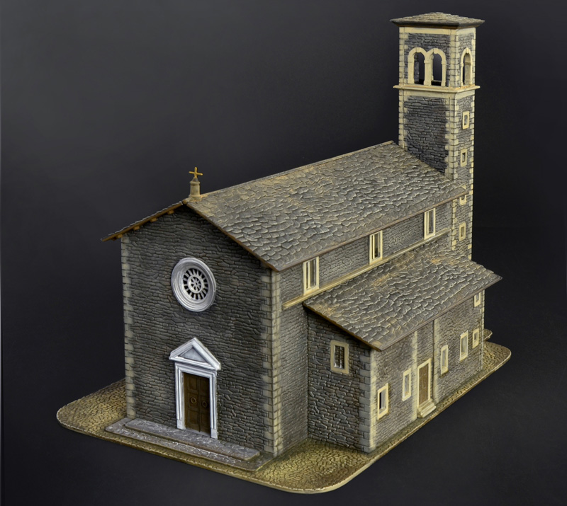 Italeri 1/72 CHURCH # 6174 - Plastic Model Diorama