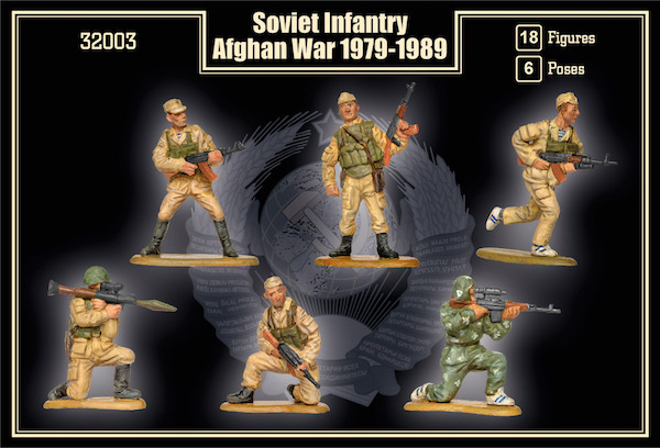 Mars 1/32 Soviet infantry Afghan war 1979 -1989 # 32003 - Model Soldiers