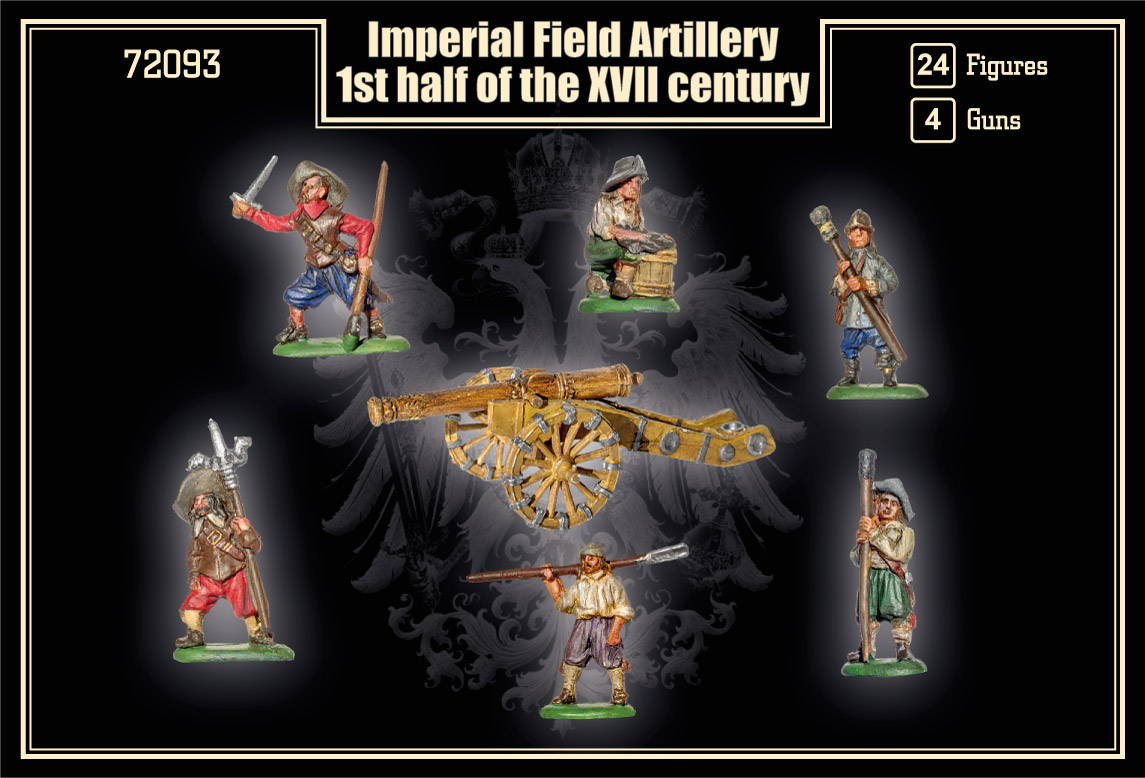Mars 1/72 Imperial Field Artillery XVII century # 72093 - Plastic Model Figures