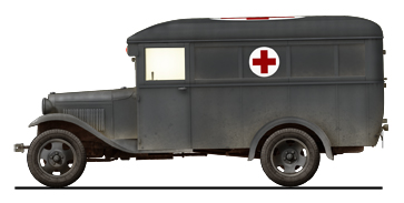 Miniart 1/35 GAZ-03-30 Ambulance # 35160 - Plastic Model Kit