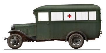 Miniart 1/35 GAZ-03-30 Ambulance # 35160 - Plastic Model Kit