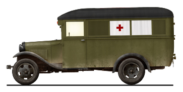 Miniart 1/35 GAZ-03-30 Ambulance # 35160 - Plastic Model Kit