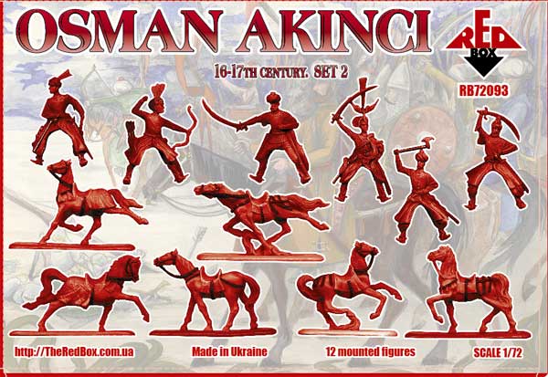 Red Box 1/72 Osman Akıncı 16-17 century. Set 2 # 72093 - Model Figures