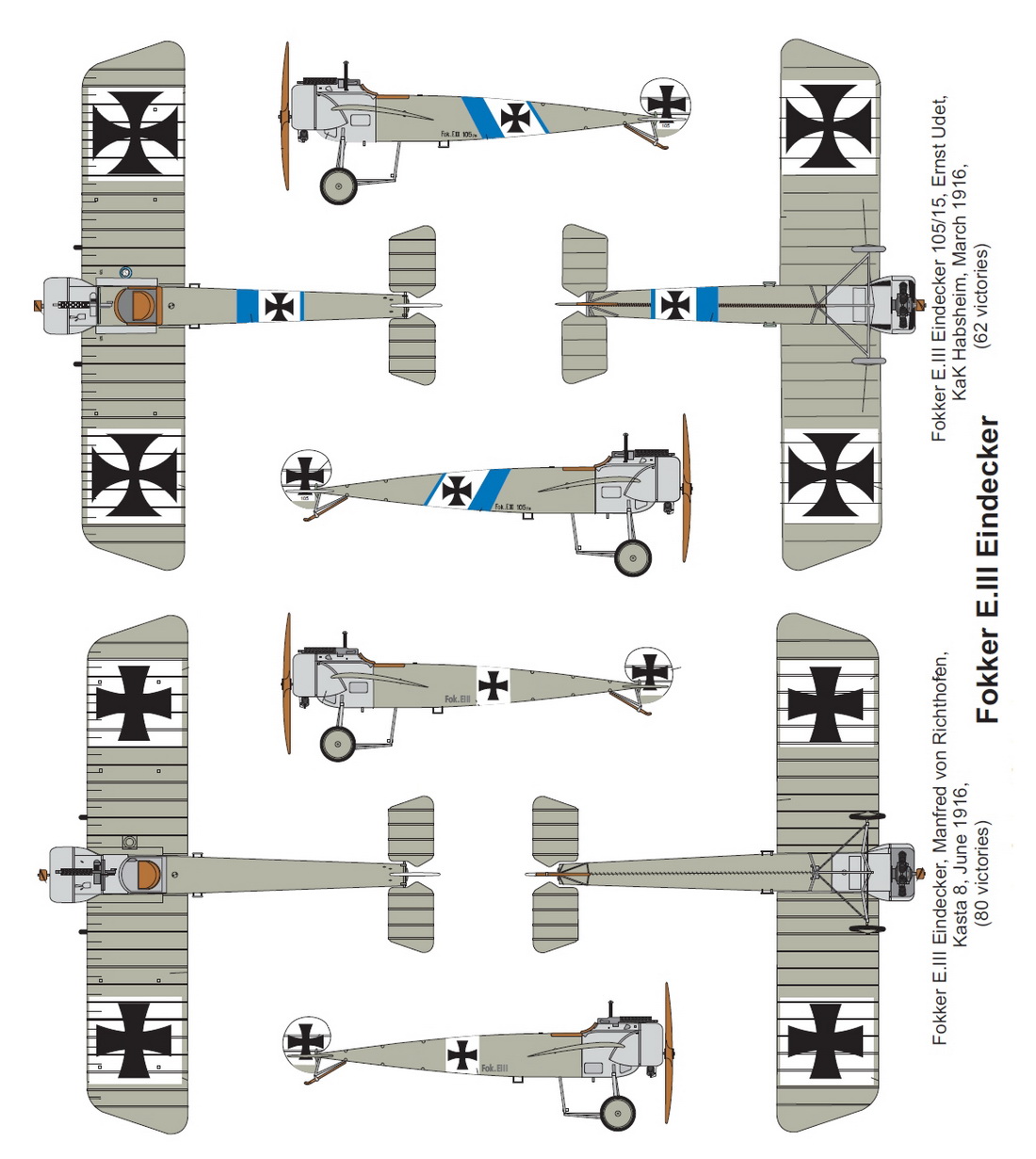 Valom 1/144 Fokker E.III Eindecker (2in1) # 14414 - Plastic Model Kit Valom 1/144 Fokker E.III Eindecker (2in1) # 14414 - Plastic Model Kit