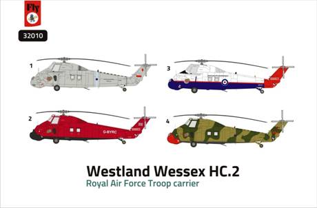 FLY 1/32 Westland Wessex HC.2 # 32010 - Plastic Model Kit
