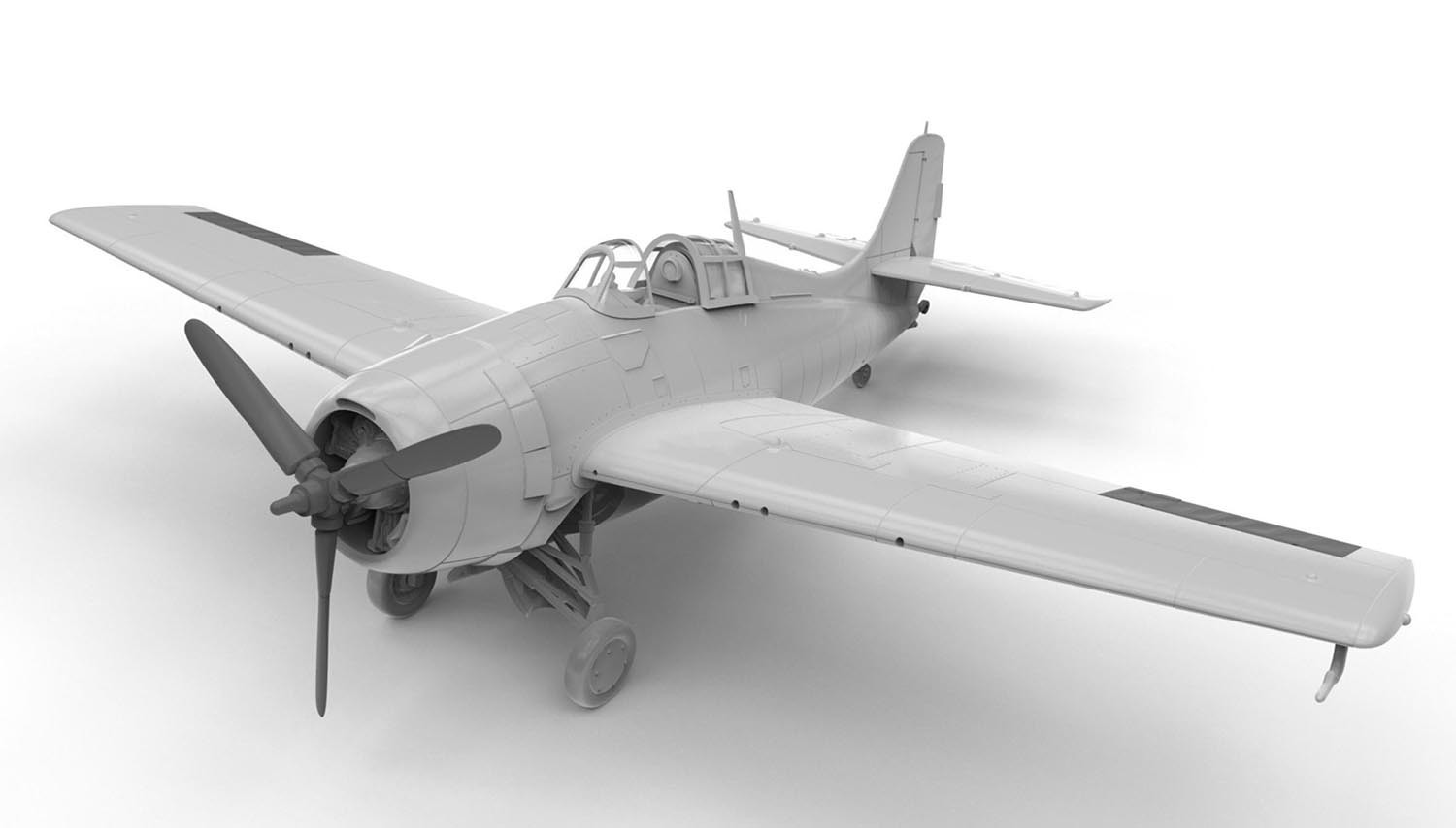 Airfix 1/72 Grumman F4F-4 Wildcat # A02070 - Plastic Model Kit