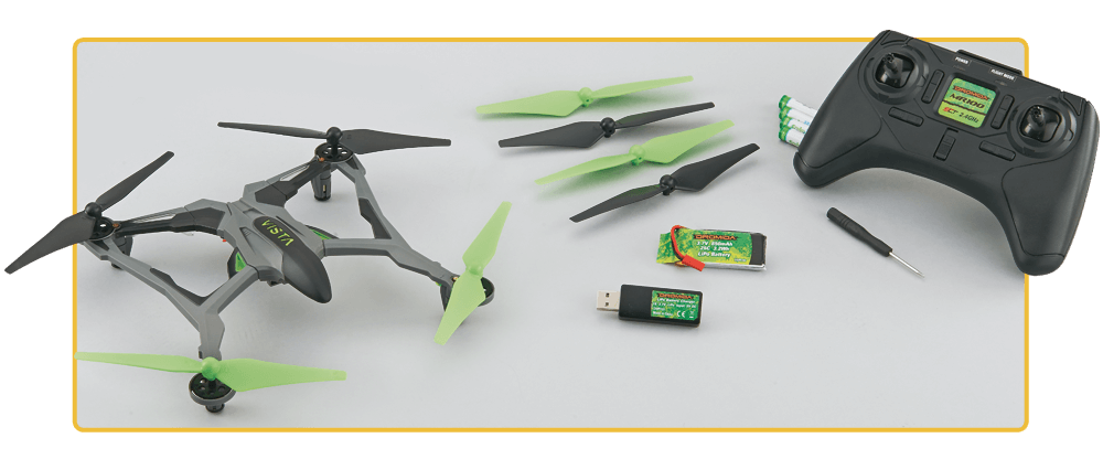 Dromida Vista UAV Ready To Fly Drone # DIDE03BB - Blue Dromida Vista UAV Ready To Fly Drone # DIDE03BB - Blue