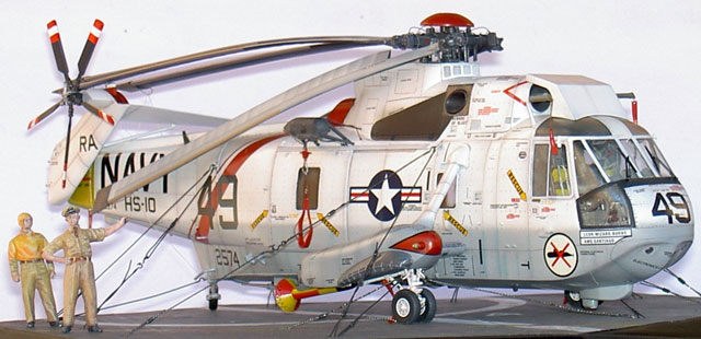 Hasegawa 1/48 Sikorsky SH-3H Sea King USN # PT001 - Plastic Model Kit