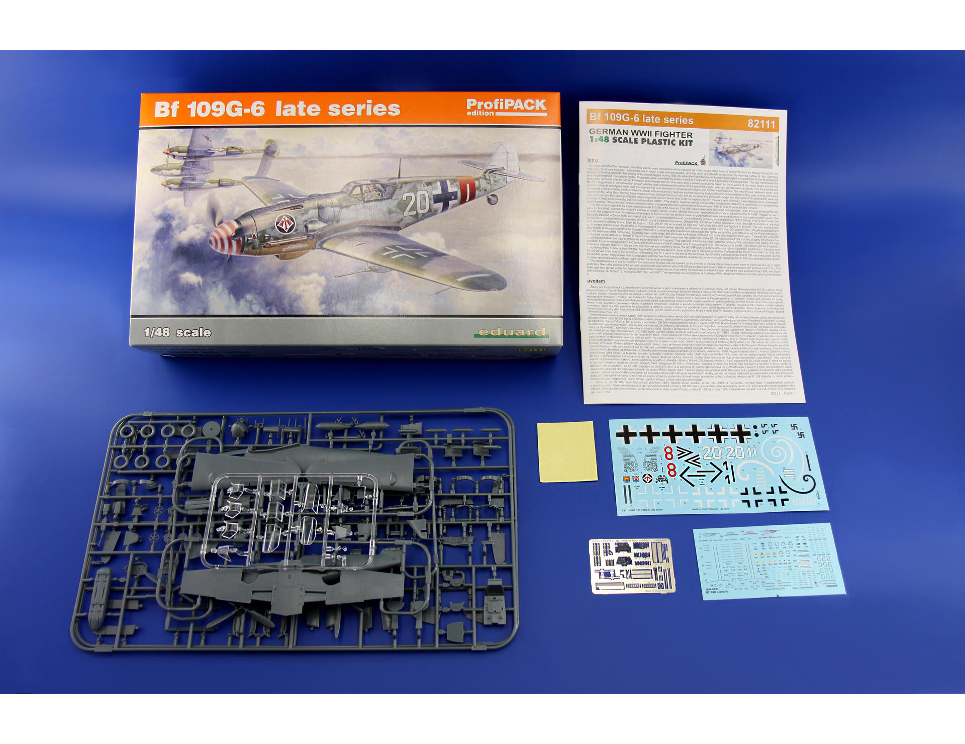Eduard Profipack 1/48 Bf 109G-6 Late Series # 82111
