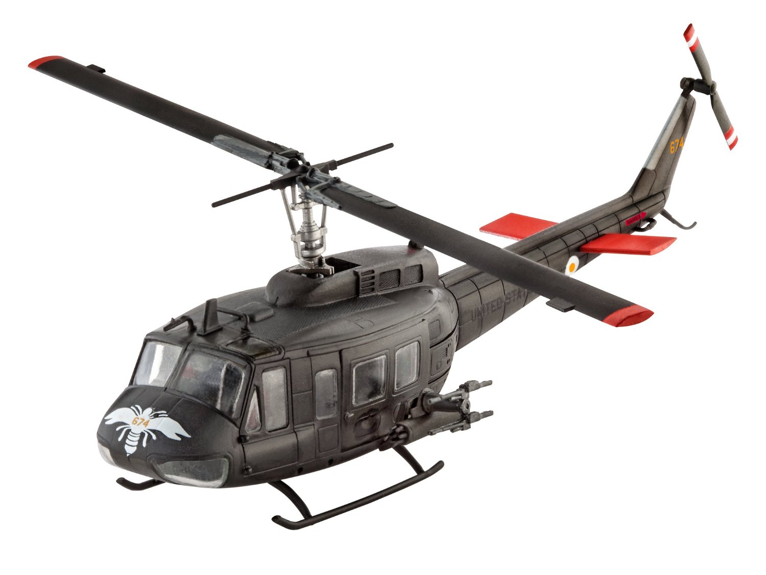 Revell 1/100 Bell UH-1H Gunship # 04983 - Plastic Model Kit